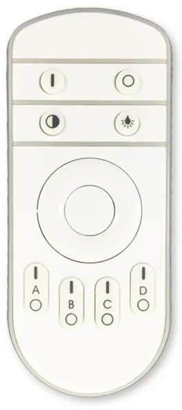 Lustră LED aplicată dimabilă 2xLED/25W/230V neagră Top Light + telecomandă