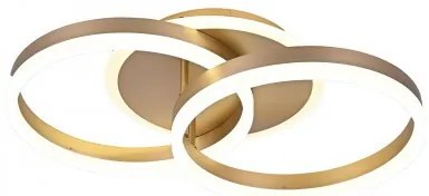 Lustra LED Cu Telecomanda, Elit's, Luz 12 Lux Gold, 100w