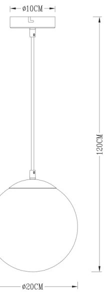 Globo 15855 - Lustră pe cablu VARUS 1xE27/40W/230V