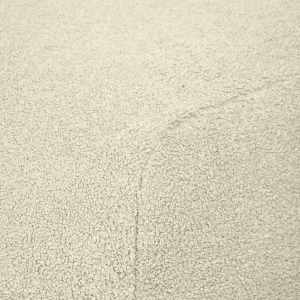 Fotoliu bean bag gri deschis cu tapițerie din țesătură bouclé Plus 100 Lounge – SLOWDOWN