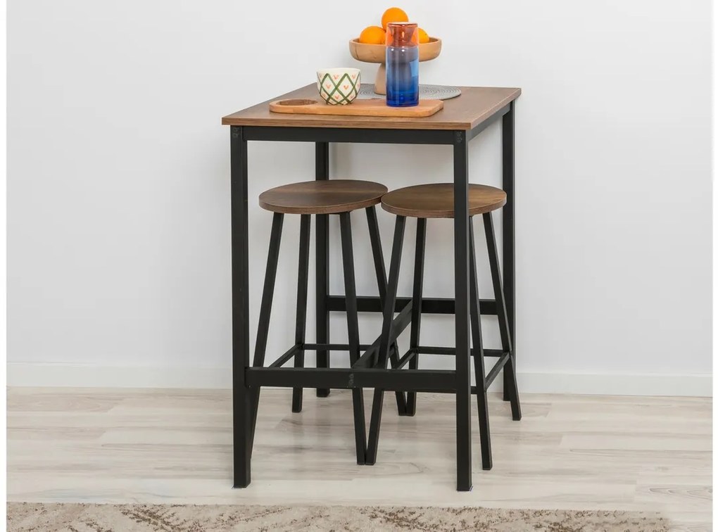 Scaun de bar Mola Barok Black