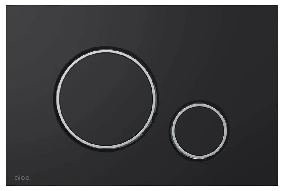 Clapeta de actionare Alca M778 negru mat - crom lucios