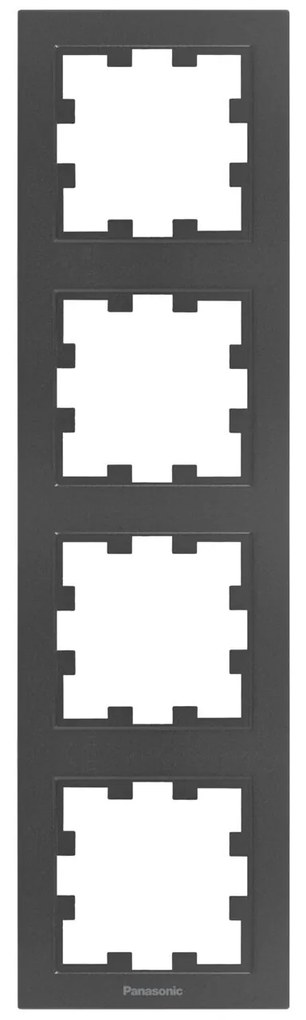 Rama 4 module verticala, IP20, Grafit, Panasonic Karre Plus 55