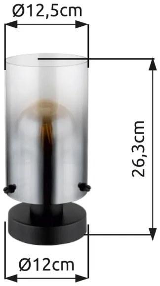 Lampă de masă Globo 15907T FLORENTINA 1xE27/40W/230V