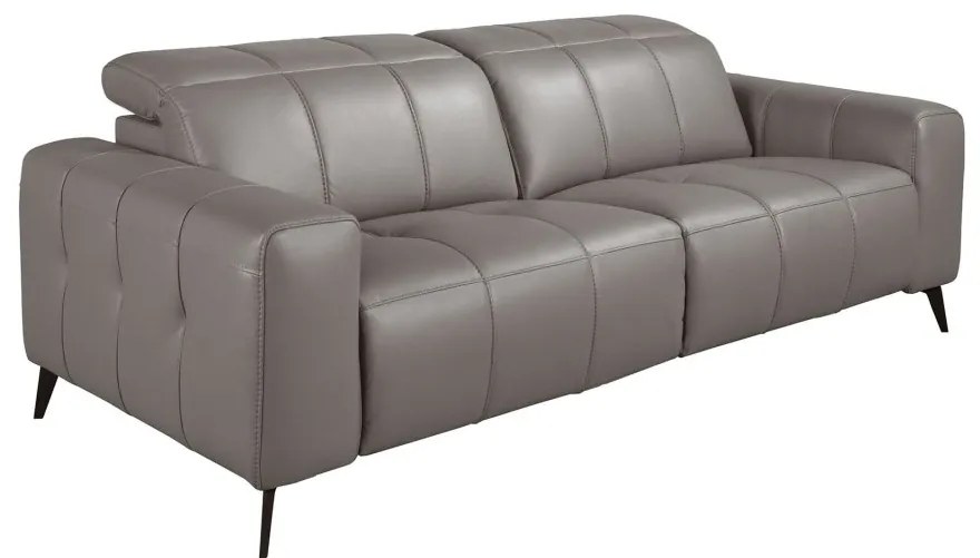 Canapea 3 locuri design italian, Functia Relax, Cowhide gri