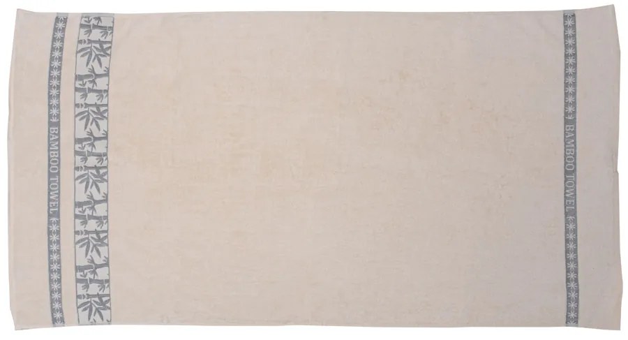 Prosop din fibra de bambus crem deschis, BAMBOO