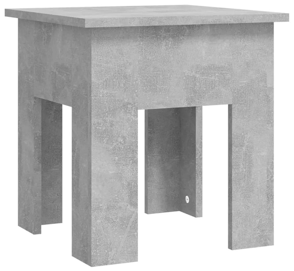 Masuta de cafea, gri beton, 40x40x42 cm, PAL 1, Gri beton