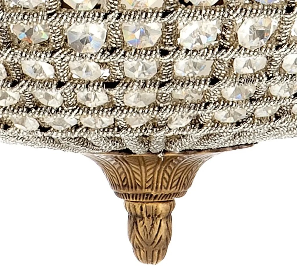Candelabru LUX fabricat manual, diam.52cm, finisaj brass, Kasbah Oval Medium 106268 HZ