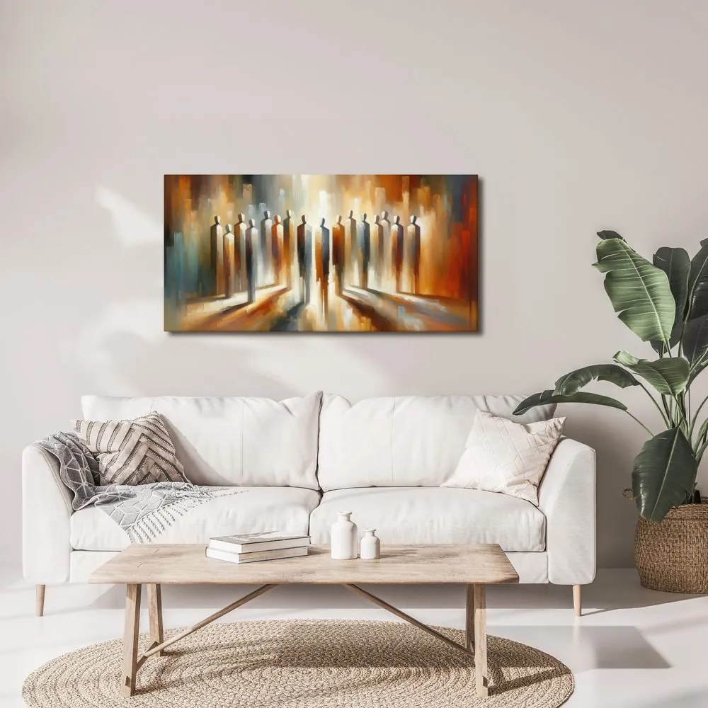 Tablou figuri abstracte în lumină