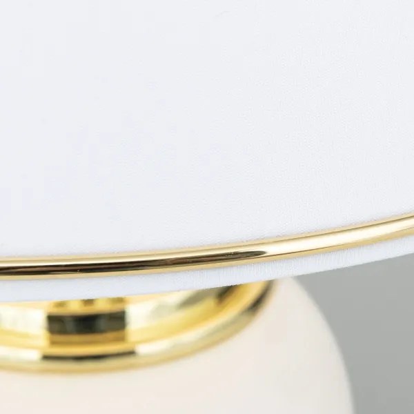 Lampă de masă Orion LA 4-1229 OVUM 1xE27/40W/230V 48 cm ceramică alb/auriu