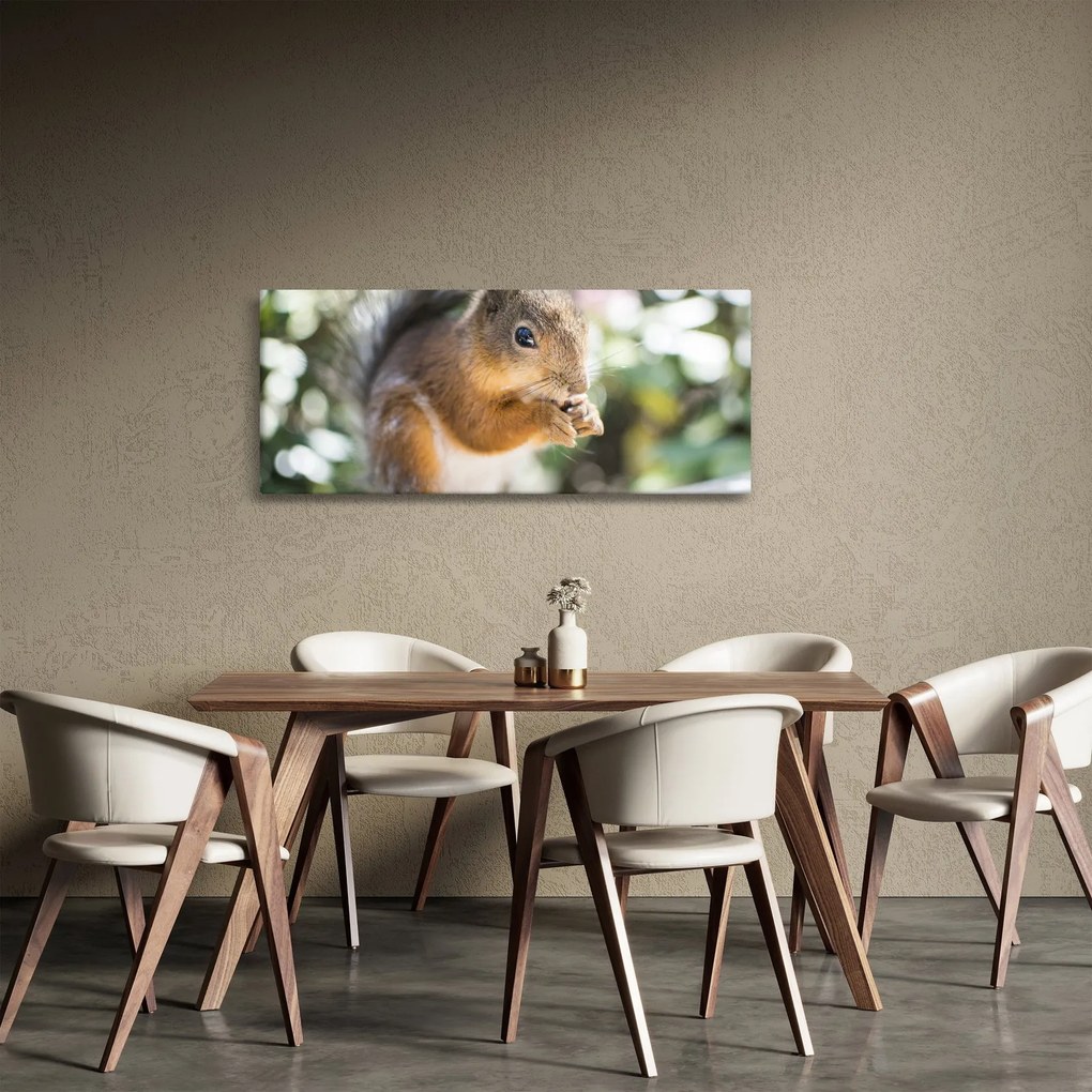 Tablou cu veverița (120x50 cm)