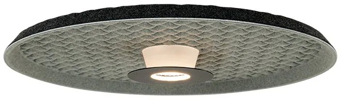Plafoniera LED design modern decorativ ACOUSTIC gri, negru ZB-25177