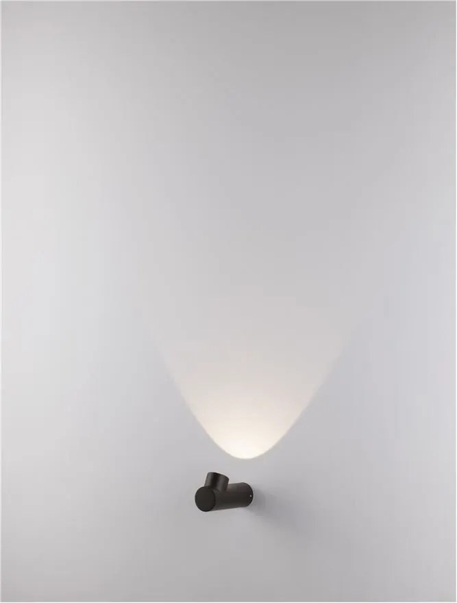 Aplica LED pentru exterior design modern IP54 Brice negru