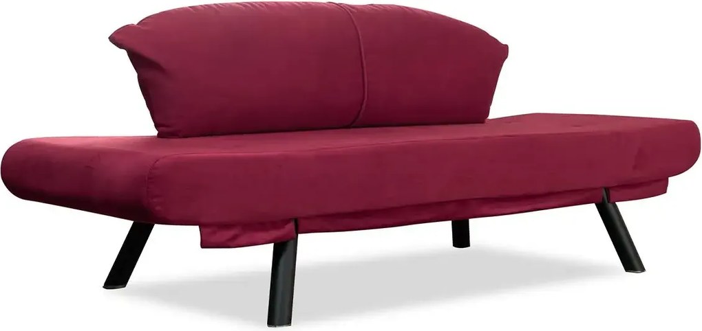 Canapea extensibila 2 locuri living 205X80 cm – stofa &amp; metal, multicolora – Genzo