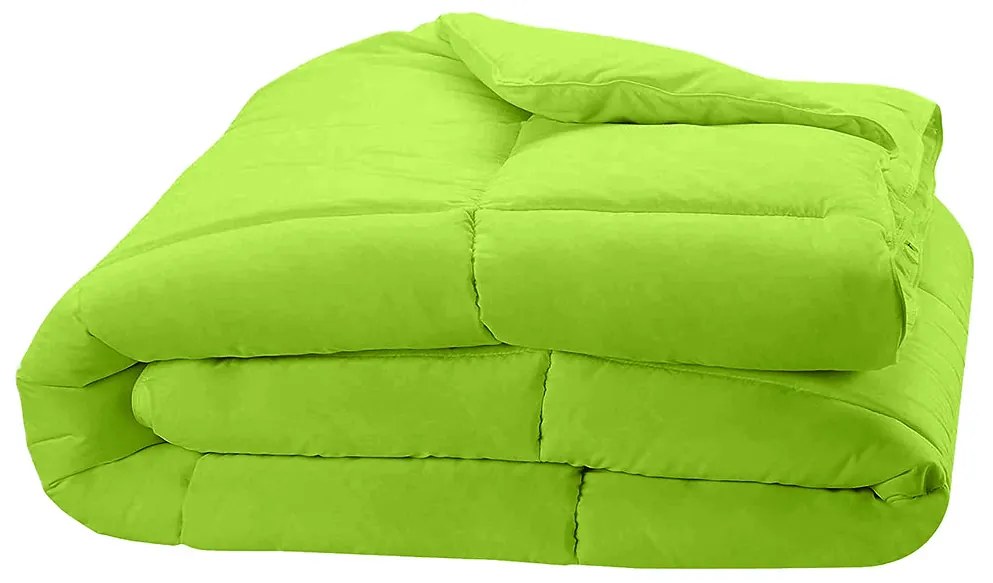 Pilota matlasata cu umplutura lana si invelis din bumbac ranforce pentru iarna, 400 g mp, Verde, 180x210 cm