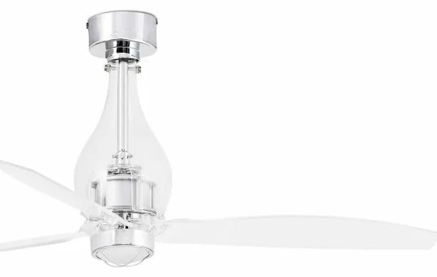 Lustra cu Ventilator si telecomanda MINI ETERFAN M LED transparent