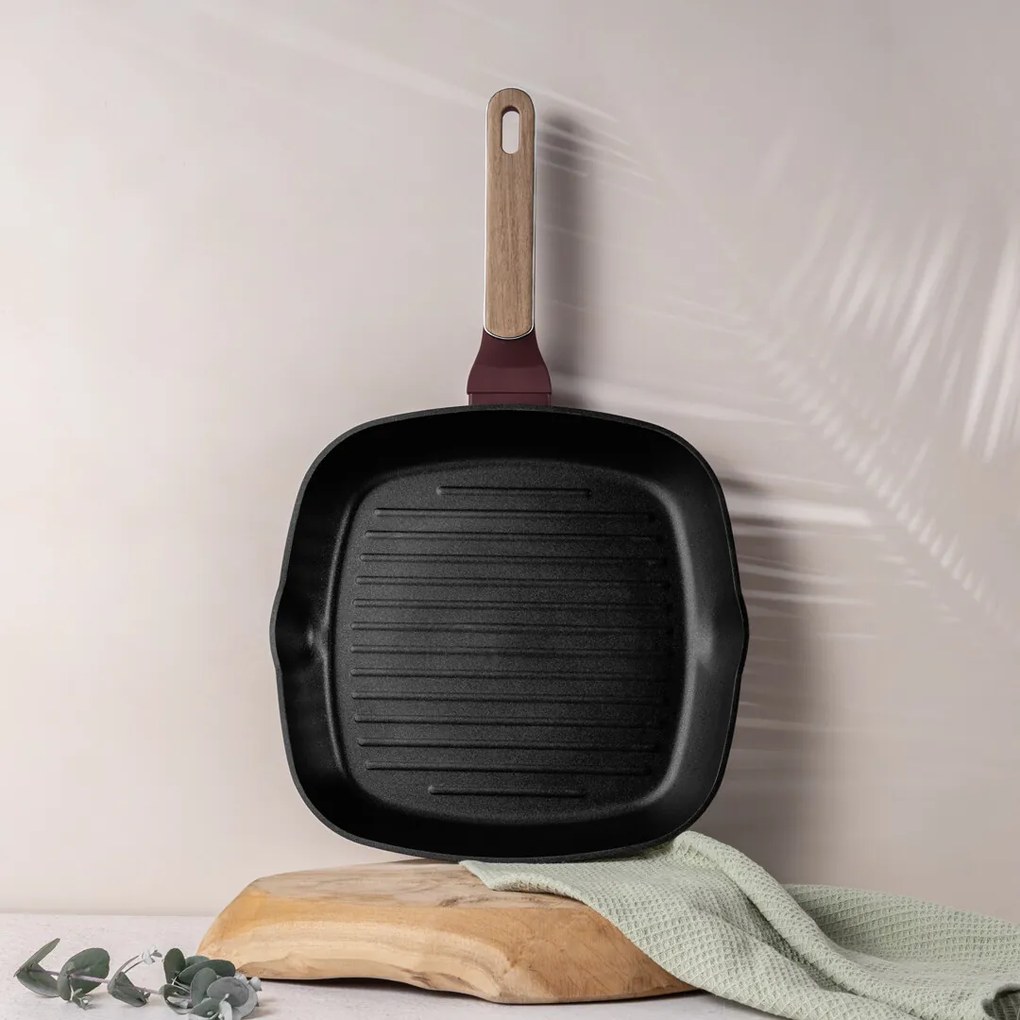 BerlingerHaus Set de tigăi cu suprafață din titanLeonardo Nordic, 3+1 buc.