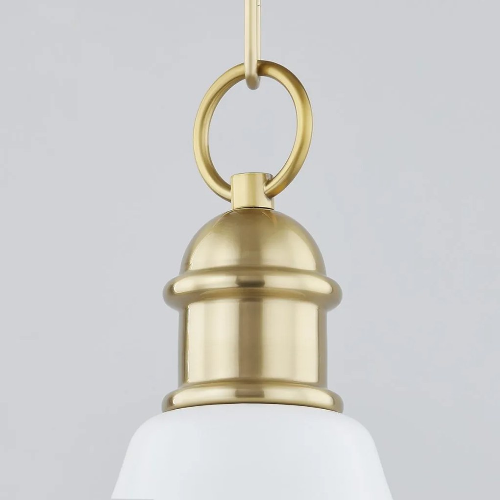 Pendul clasic LUX, Metal, Alama Antic, Soft Blue, FENIMORE