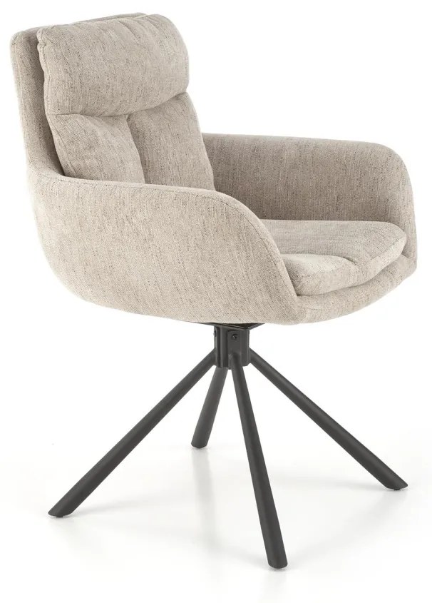 Scaun rotativ K495 stofa bej