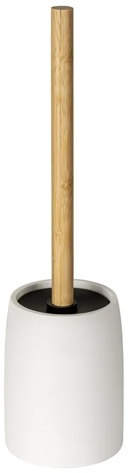 Perie de WC albă din polirășină Altavalle – Wenko