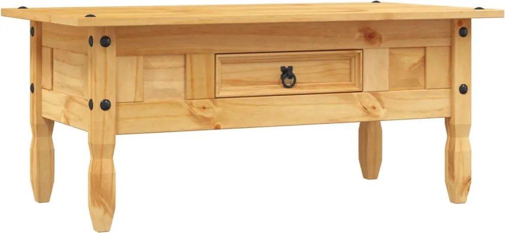 vidaXL Măsuță de cafea stil Corona din pin mexican 100 x 55 x 44 cm