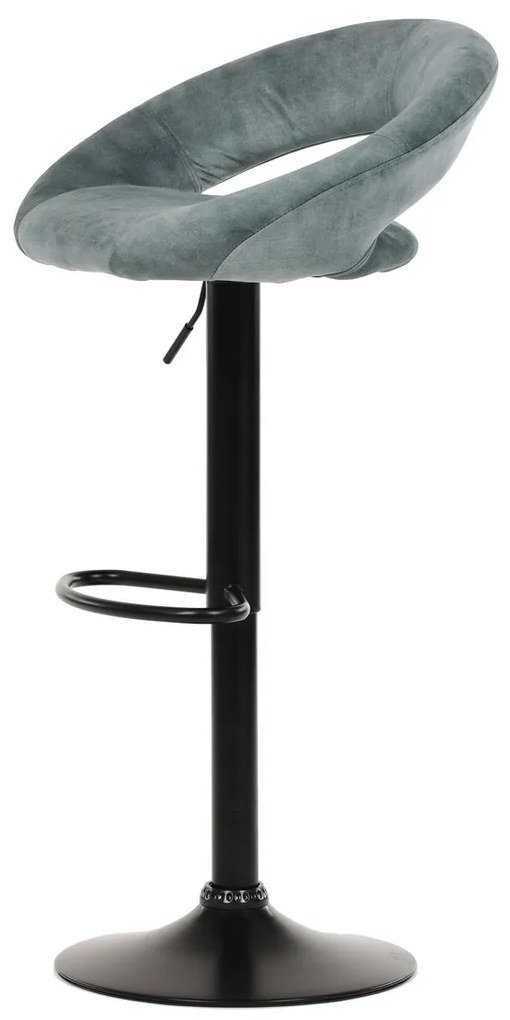 Set de scaune de bar AUB-822 BLUE4, 2 buc.