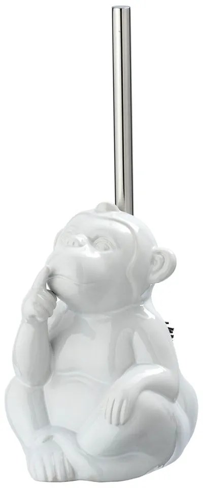 Perie WC ceramică Wenko Monkey Quiet