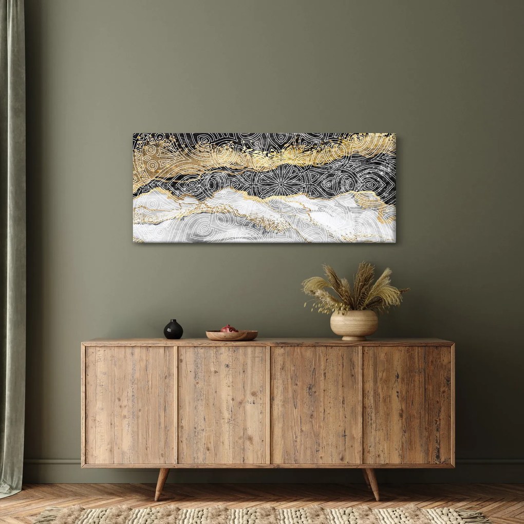 Tablou - Mandala în marmură (120x50 cm)