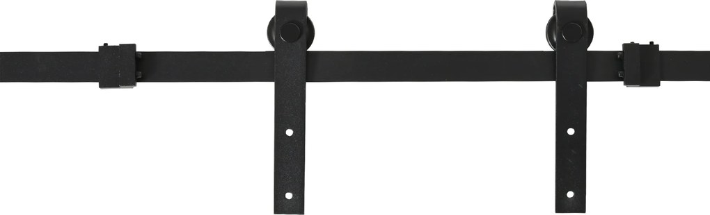 HOMCOM Set Complet Ușă Glisantă de 183 cm - Perfect pentru orice spațiu | Aosom Romania