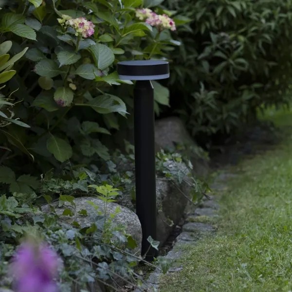 Lampă LED solară cu senzor Brilliant MAGUA LED/4W/3,7V 50,2 cm IP44 negru