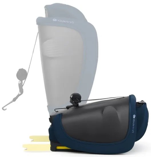 KINDERKRAFT - Scaun auto FIX2GO i-Size 76-150 cm, albastru