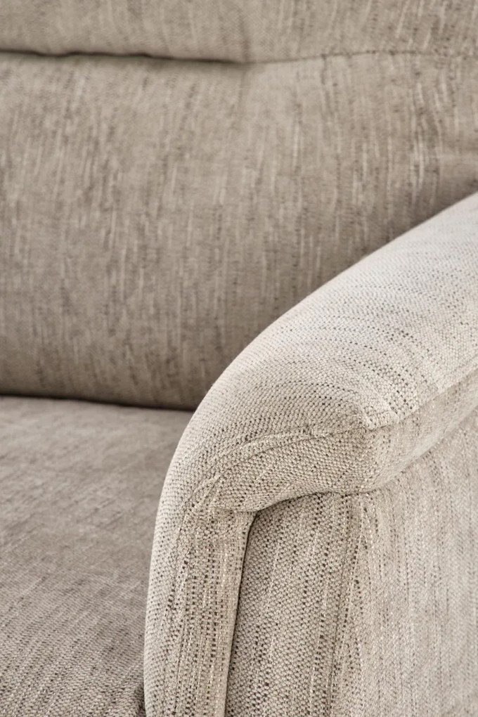 Fotoliu recliner Jamal stofa bej H105 cm