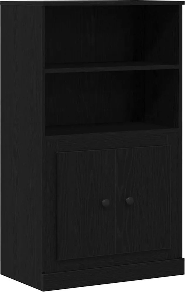 vidaXL Highboard Stejar Negru 60 x 35.5 x 103.5 cm Lemn compozit