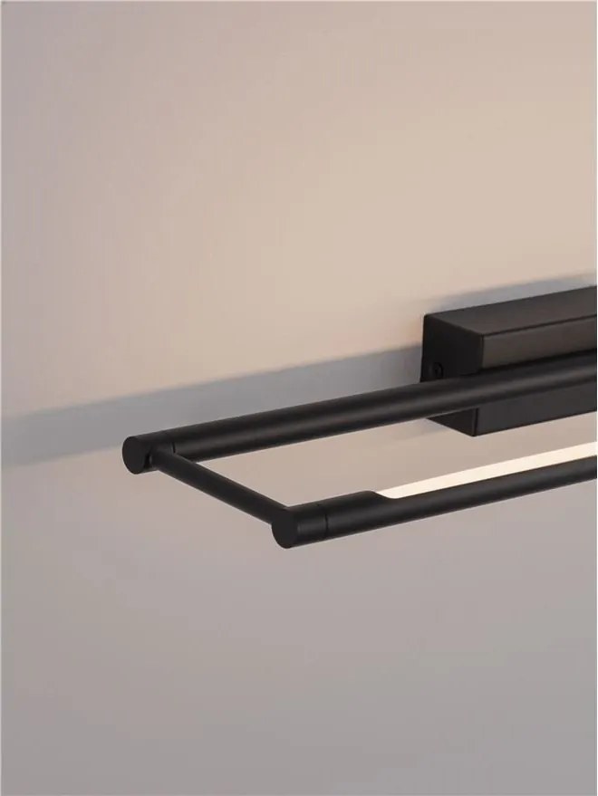 Aplica de perete LED stil minimalist OLAS negru