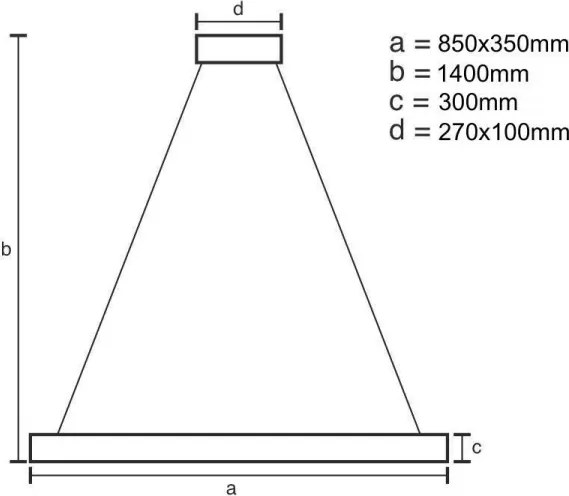 Lustră LED de cristal dimabilă pe cablu LED/90W/230V + telecomandă