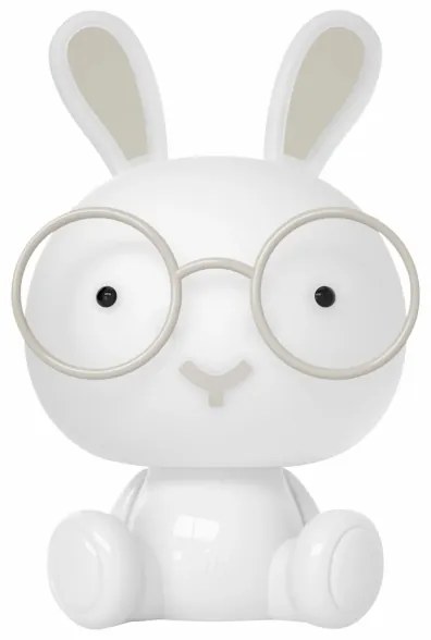 Veioză LED RGBW dimabilă de veghe pentru copii 2,5W/230V alb iepuraș