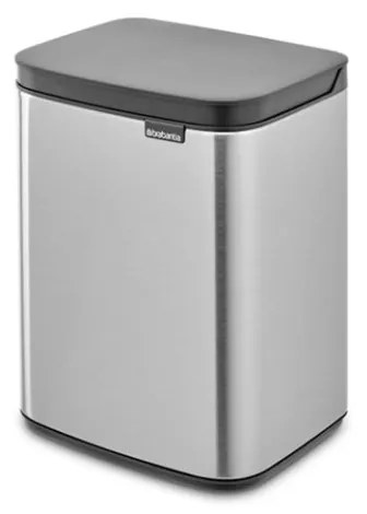 Coș de gunoi Brabantia Bo Small 4L, oțel mat, rezistent la amprente 1006625