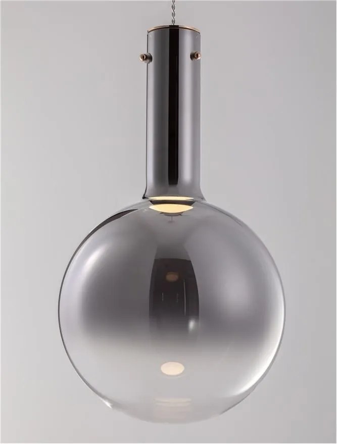 Pendul, Lustra design modern Entero fumuriu