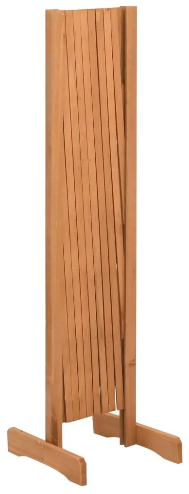 Gard cu zabrele de gradina, portocaliu, 180x100 cm, lemn brad