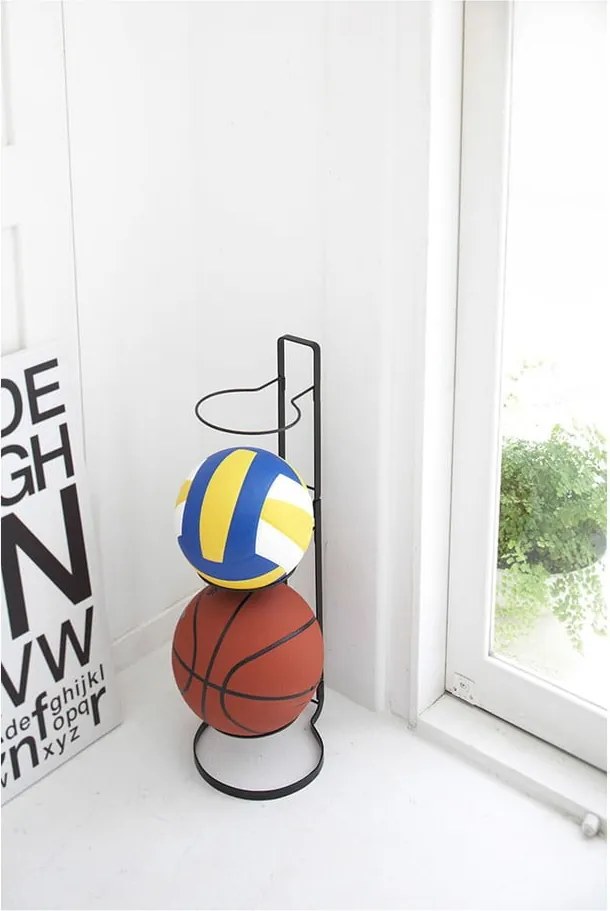 Suport pentru mingi YAMAZAKI Frame, negru