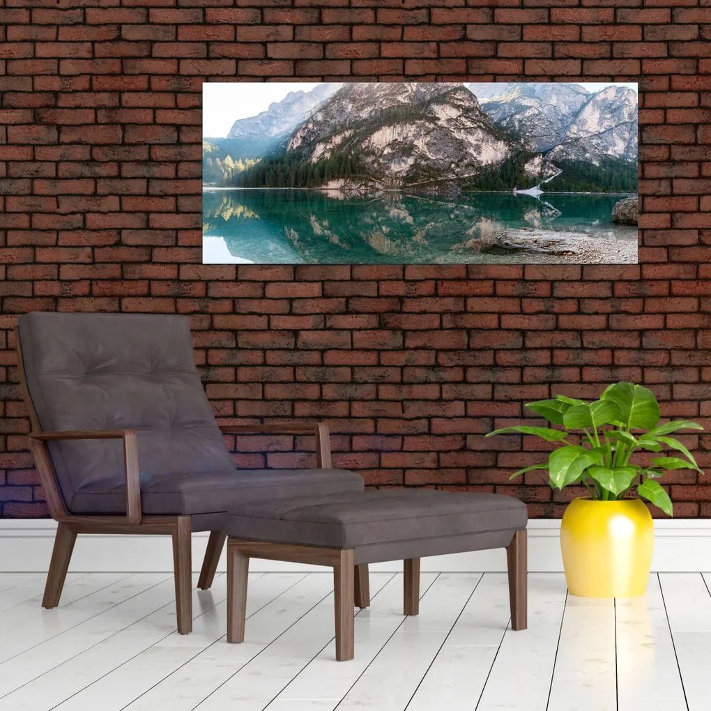 Tablou cu lac montan (120x50 cm)