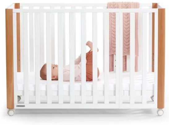 KINDERKRAFT SELECT KOYA Premium - Pătuț 4 în 1 pentru copii, fag/pin