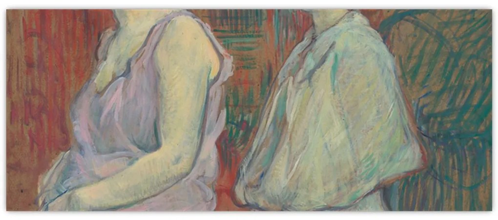 Tablou - Henri de Toulouse-Lautrec, Rue des Moulins, reproducere (120x50 cm)
