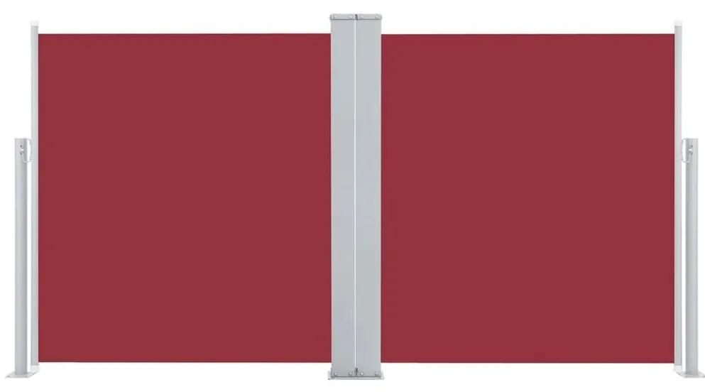 Copertina laterala retractabila, rosu, 120 x 600 cm Rosu, 120 x 600 cm