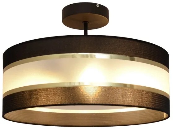 Lustră pe tijă HELEN 3xE27/15W/230V neagră/aurie