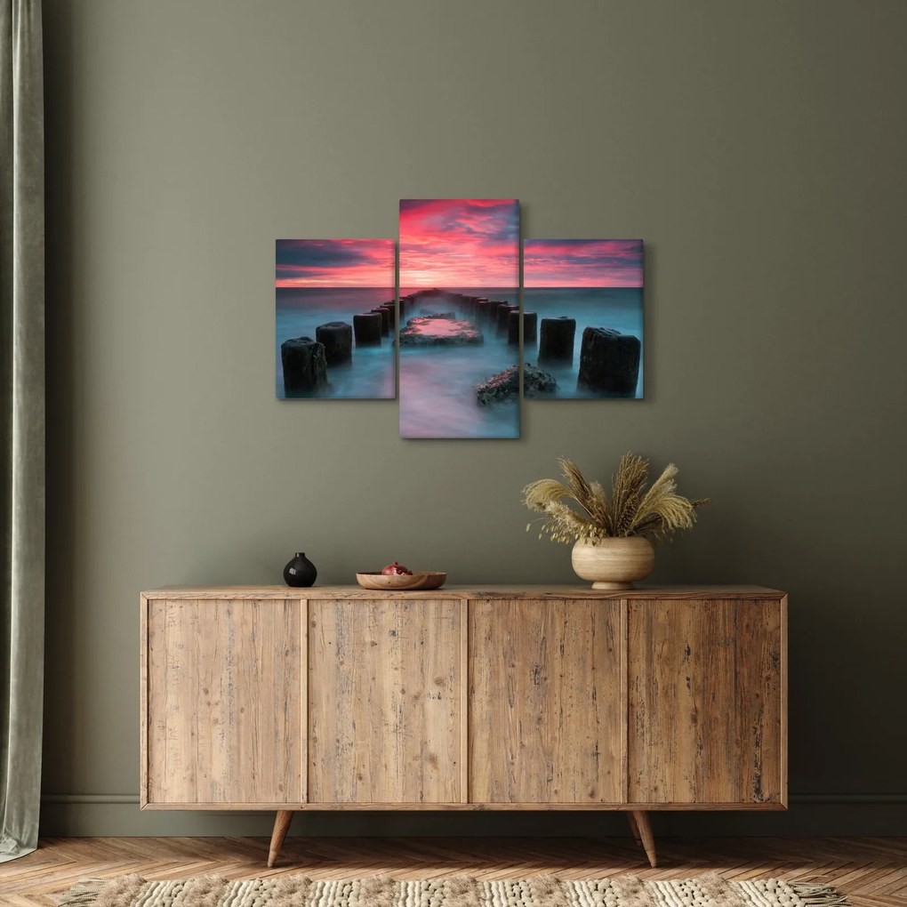 Tablou - Pietre în mare (90x60 cm)