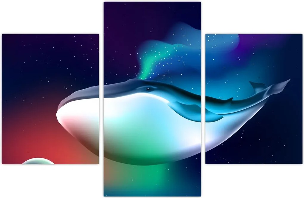 Tablou - Balena spațială (90x60 cm)
