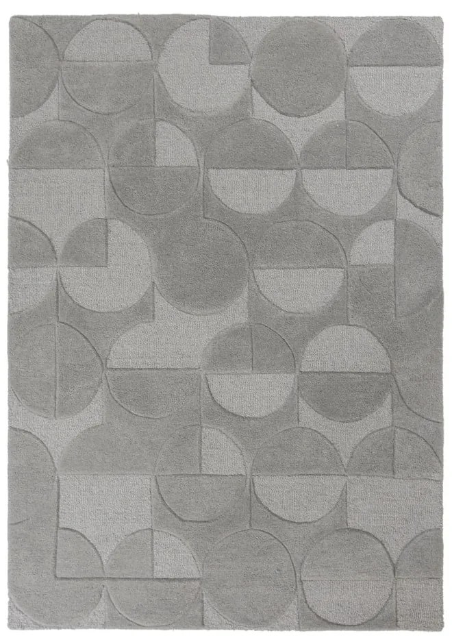 Covor din lână Flair Rugs Gigi, 120x170 cm, gri