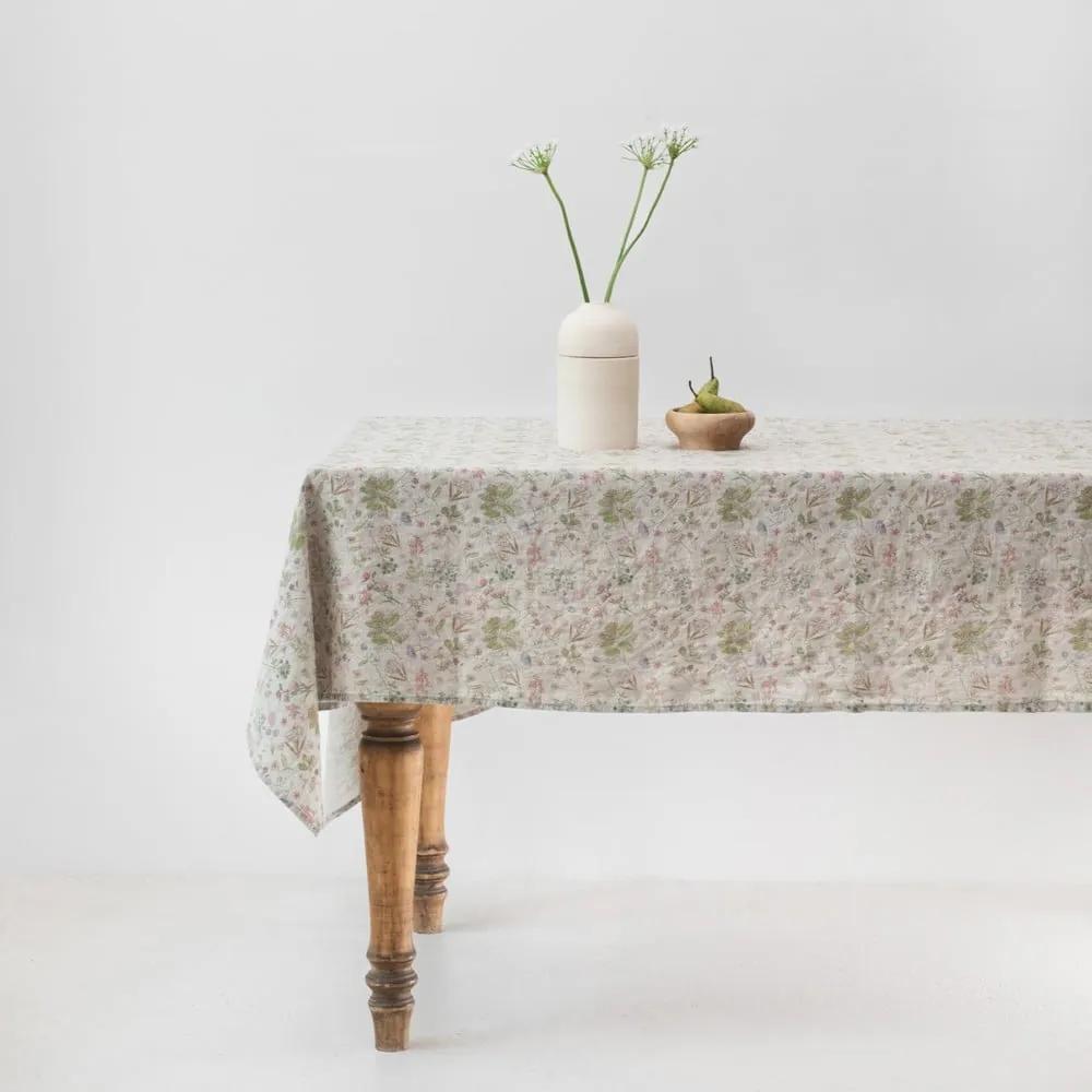 Față de masă din in 160x160 cm Botany 2 Lightweight – Linen Tales