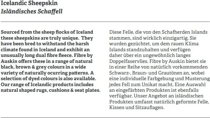 Covor din blana Icelandic Short Wool 90cm